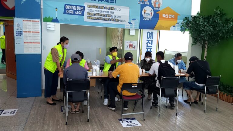 20210925 샬롬희망봉사단 풍양예방접종센터 자원봉사