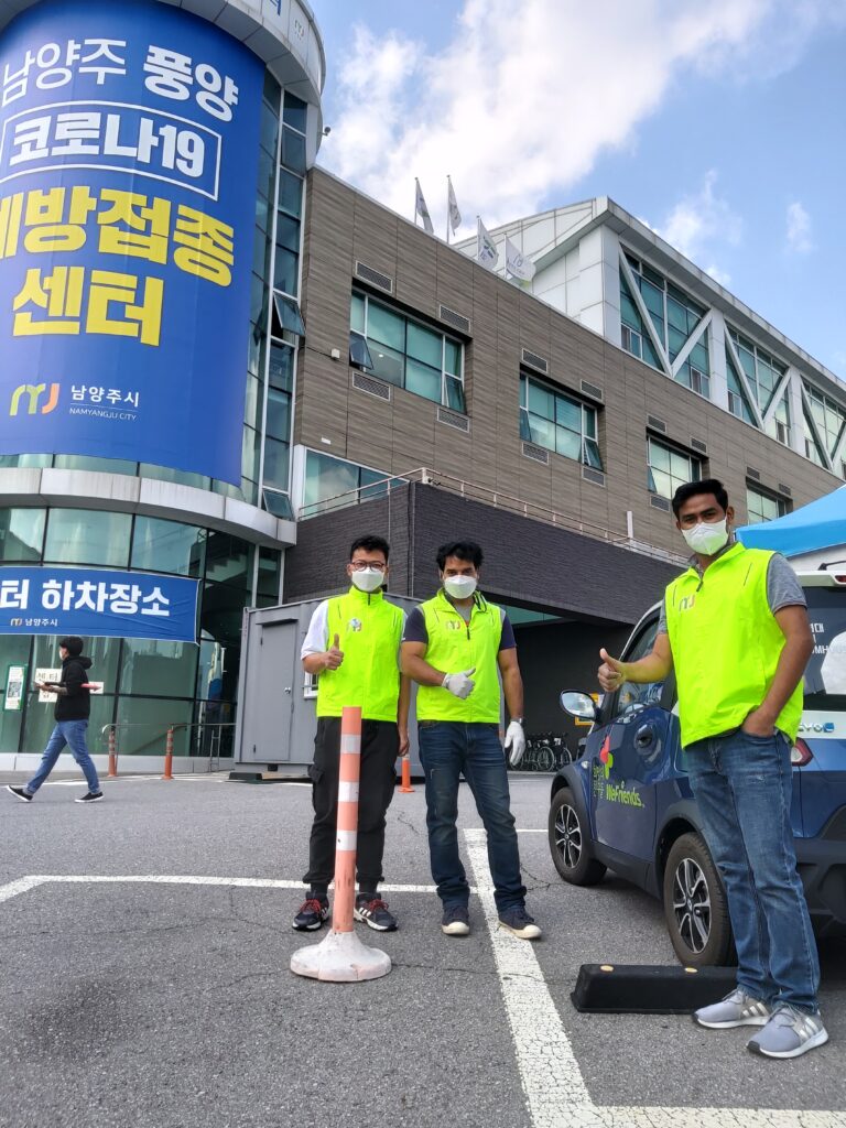 20211002 샬롬희망봉사단 풍양예방접종센터 자원봉사